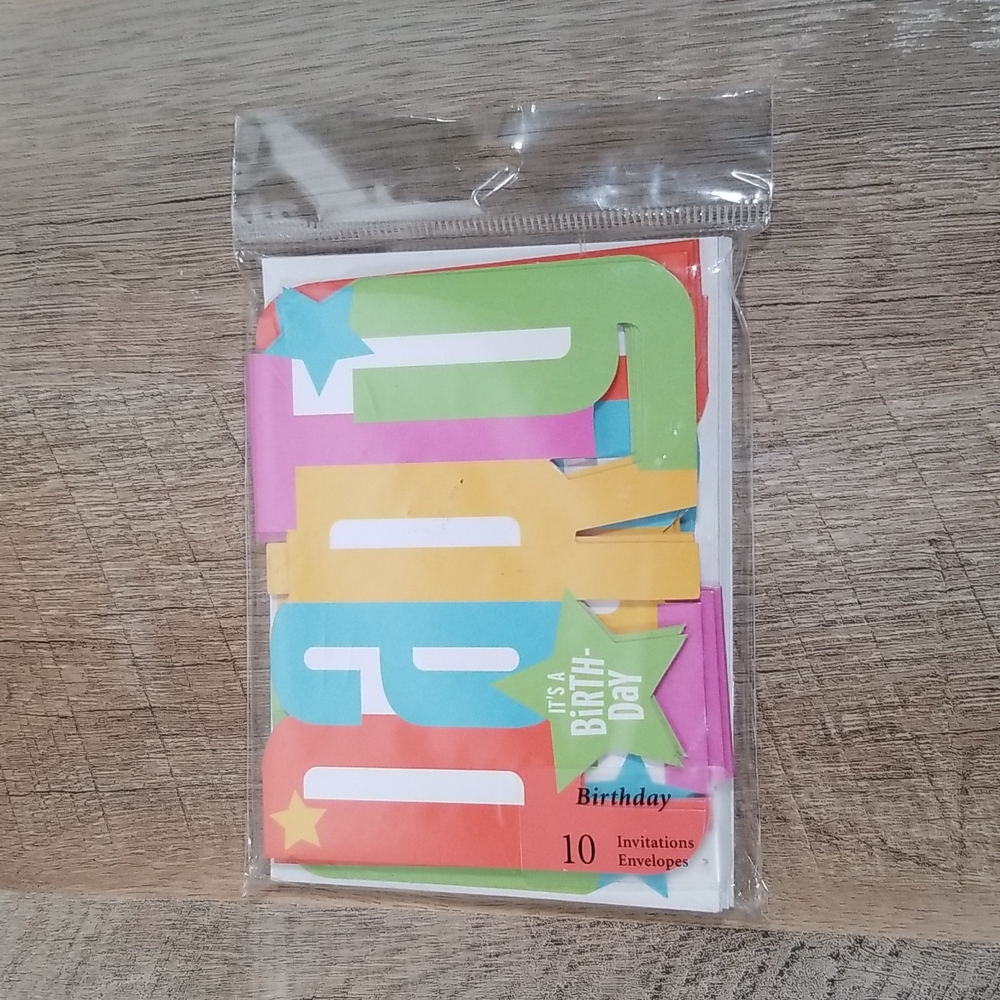 Hallmark Party Invitations BRAND NEW 10 Invitations